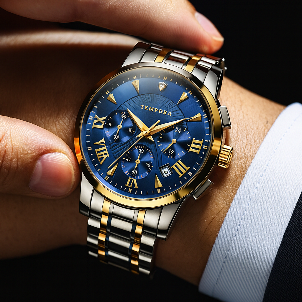 OLEVS Men’s Sports Watch – Trendy Quartz Wristwatch, OEM Available