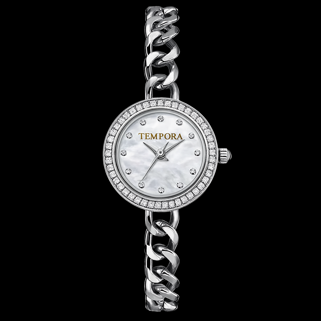 Women’s Quartz Watch | Stainless Steel Diamond Design, High-Quality Luxury Wristwatch – Perfect Romantic Gift