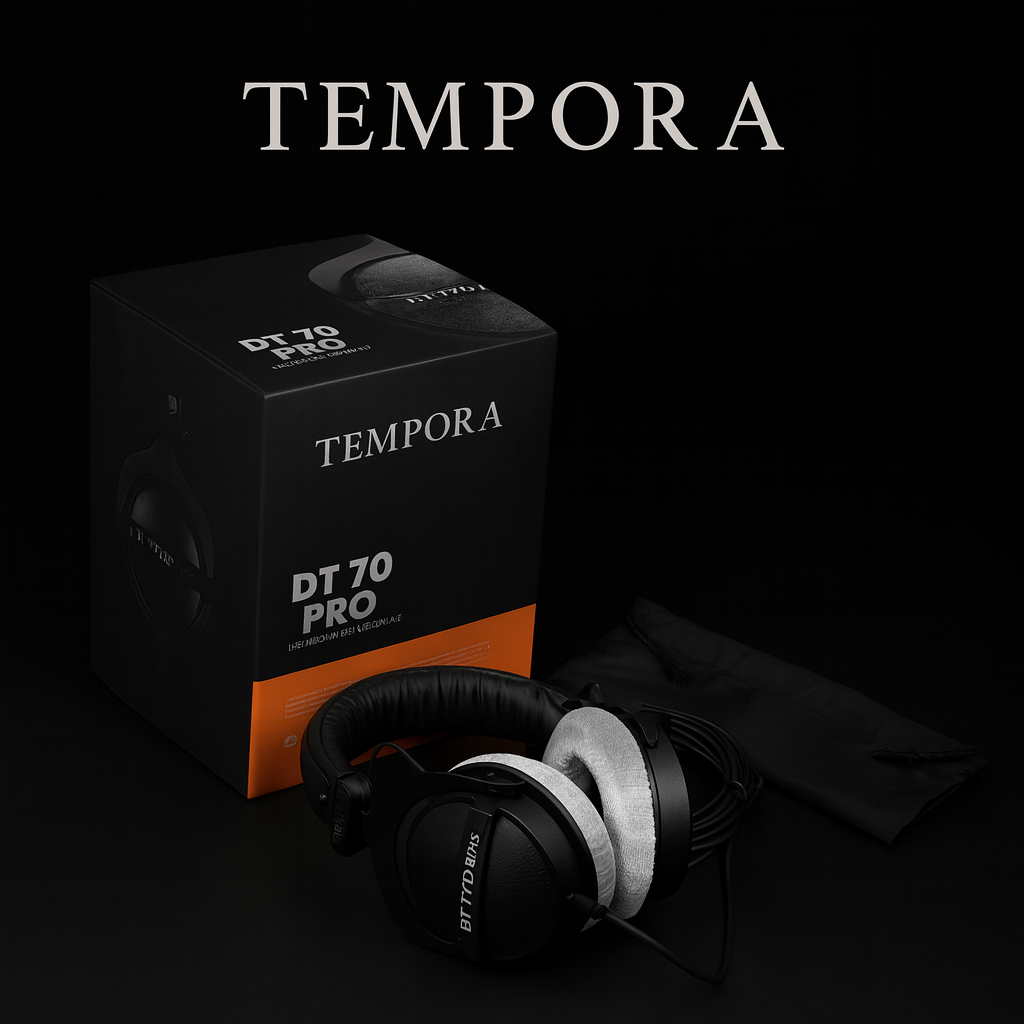 DT770 Pro Headphones | Professional Head-Mounted Monitor with ENC, Metal Construction & 3.5mm Jack