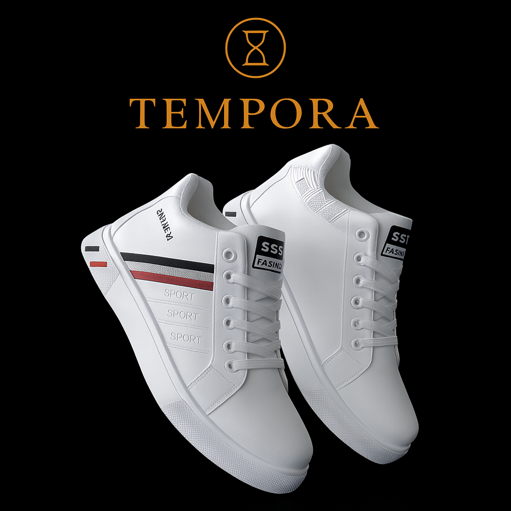 Men’s High-Top Skate Shoes | Breathable Lace-Up Casual Sneakers for Outdoor & All-Season Wear