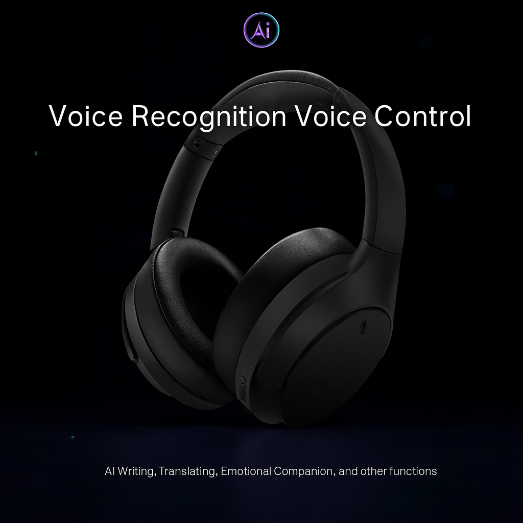 WGH-06 ANC Wireless Headphones | Bluetooth 5.3, 45H Playtime, Hi-Fi Sound, Type-C Fast Charging, Foldable TWS Earphones