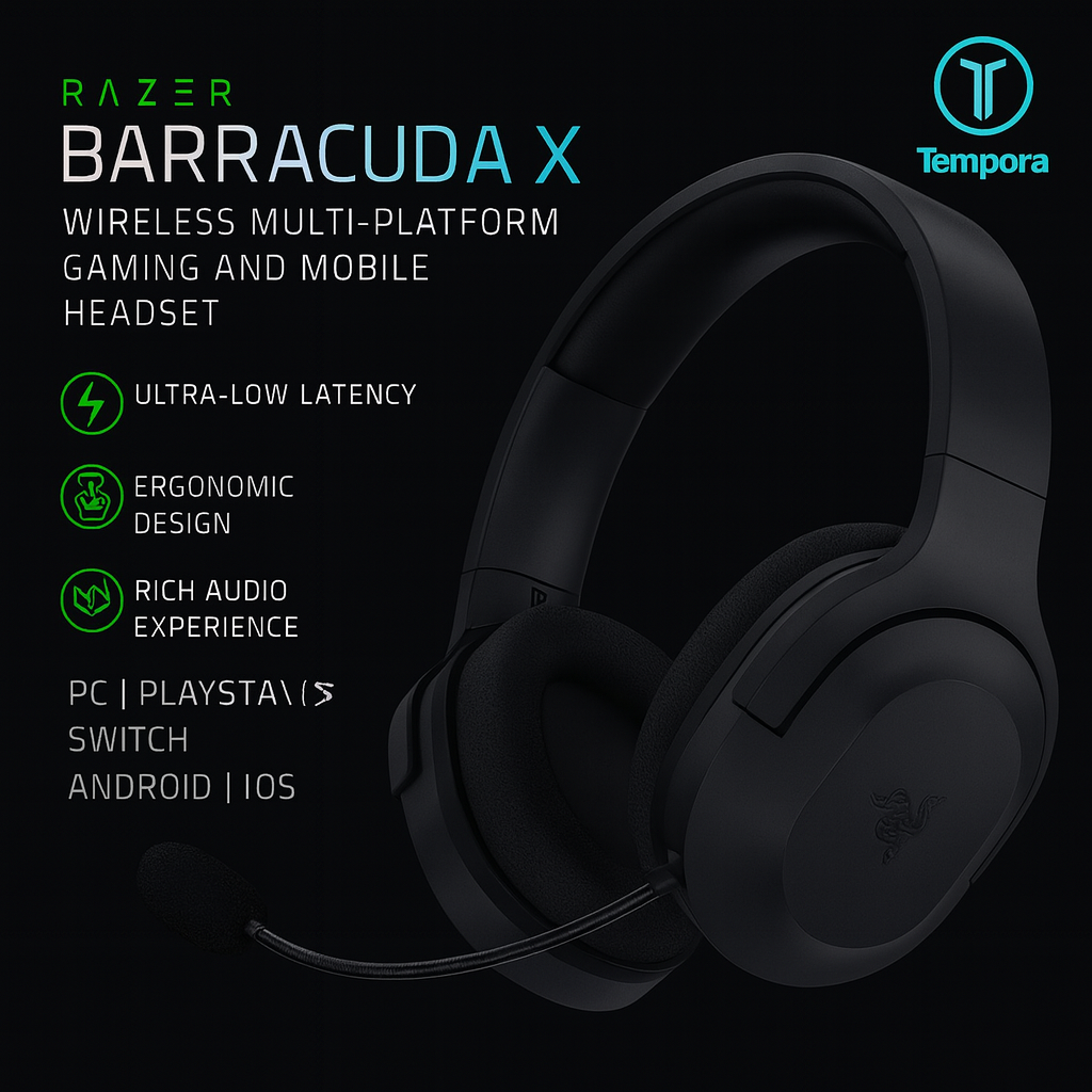 Barracuda X2.4G Wireless Bluetooth Headset | Gaming & E-Sports Headphones with Mic – Wired & Wireless Music Earphones