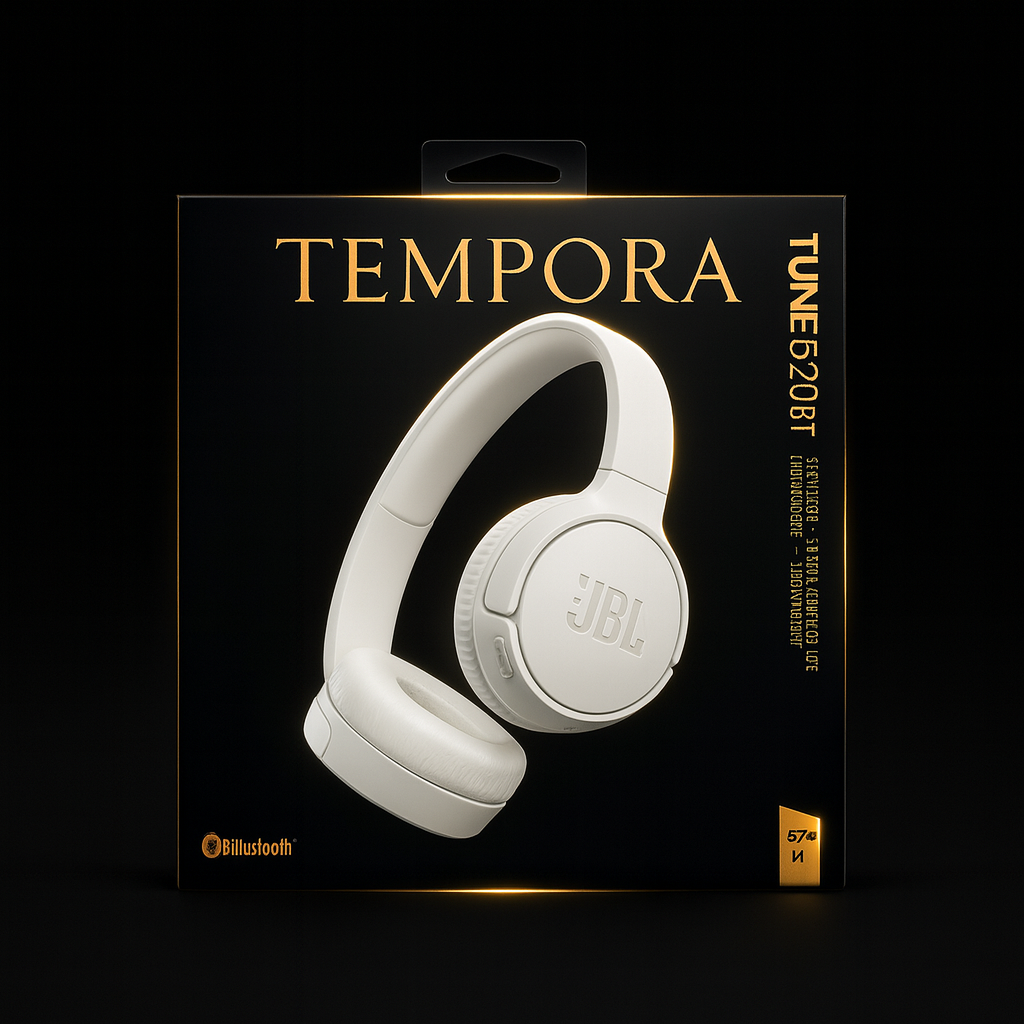 JBL Tune 520BT Wireless On-Ear Headphones | Bluetooth 5.3, Deep Bass, Foldable Design, Built-In Mic & LED Battery Indicator