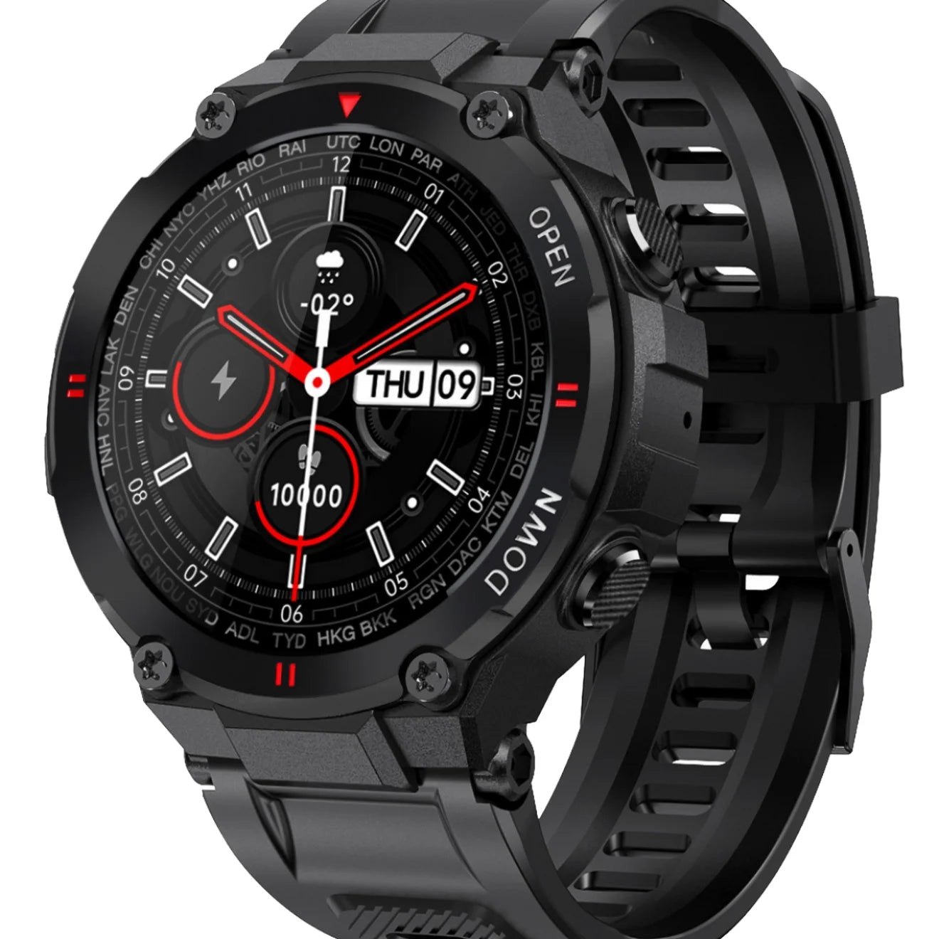 2025 New K22 Smart Watch Men Sport Fitness BT Call Music Control Alarm Clock Reminder Smartwatch for IOS Android Phone