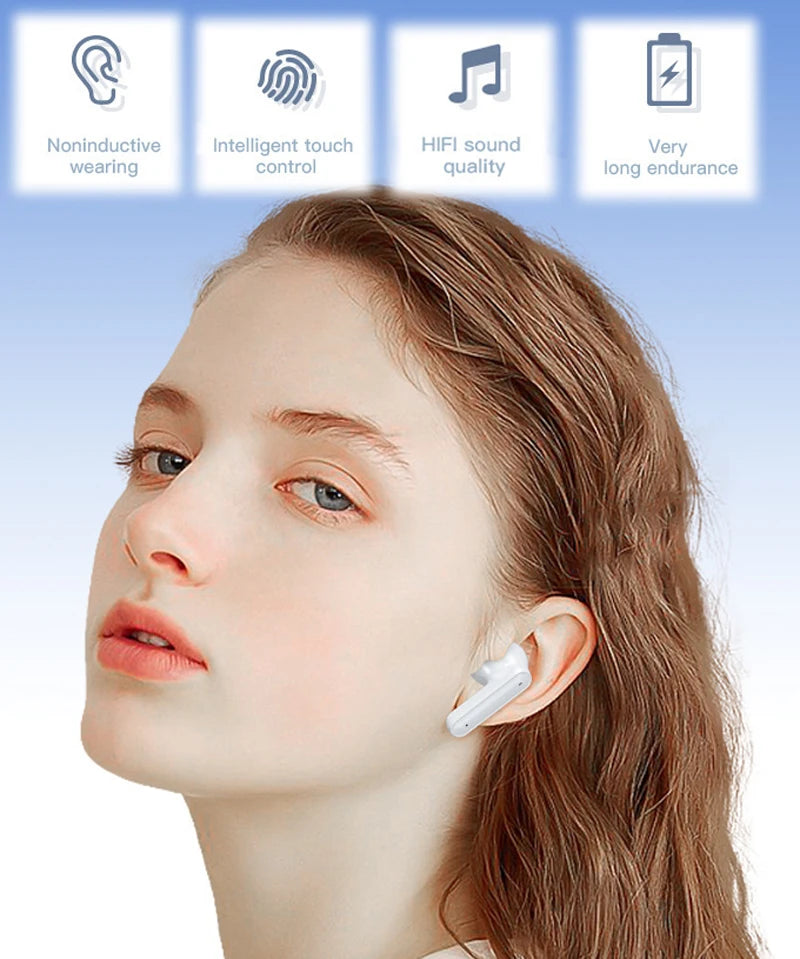 High Quality Noise Cancelling Sports air Buds Headset Audifonos Bluetoothes Earphones ANC TWS Wireless Earbuds In-ear Headphones