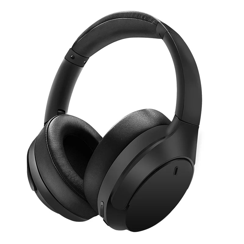 WGH-06 ANC Headphones for Bluetooth 5.3 45-Hour Playtime Hi-Fi Sound Type-C Fast Charge Foldable TWS Earphones