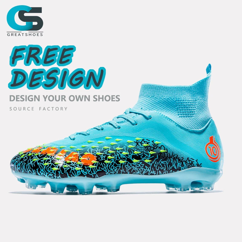 Greatshoes High Quality Soccer Shoes Men Boots Football,Mens Shoes for Football Original Soccer Boots Logo