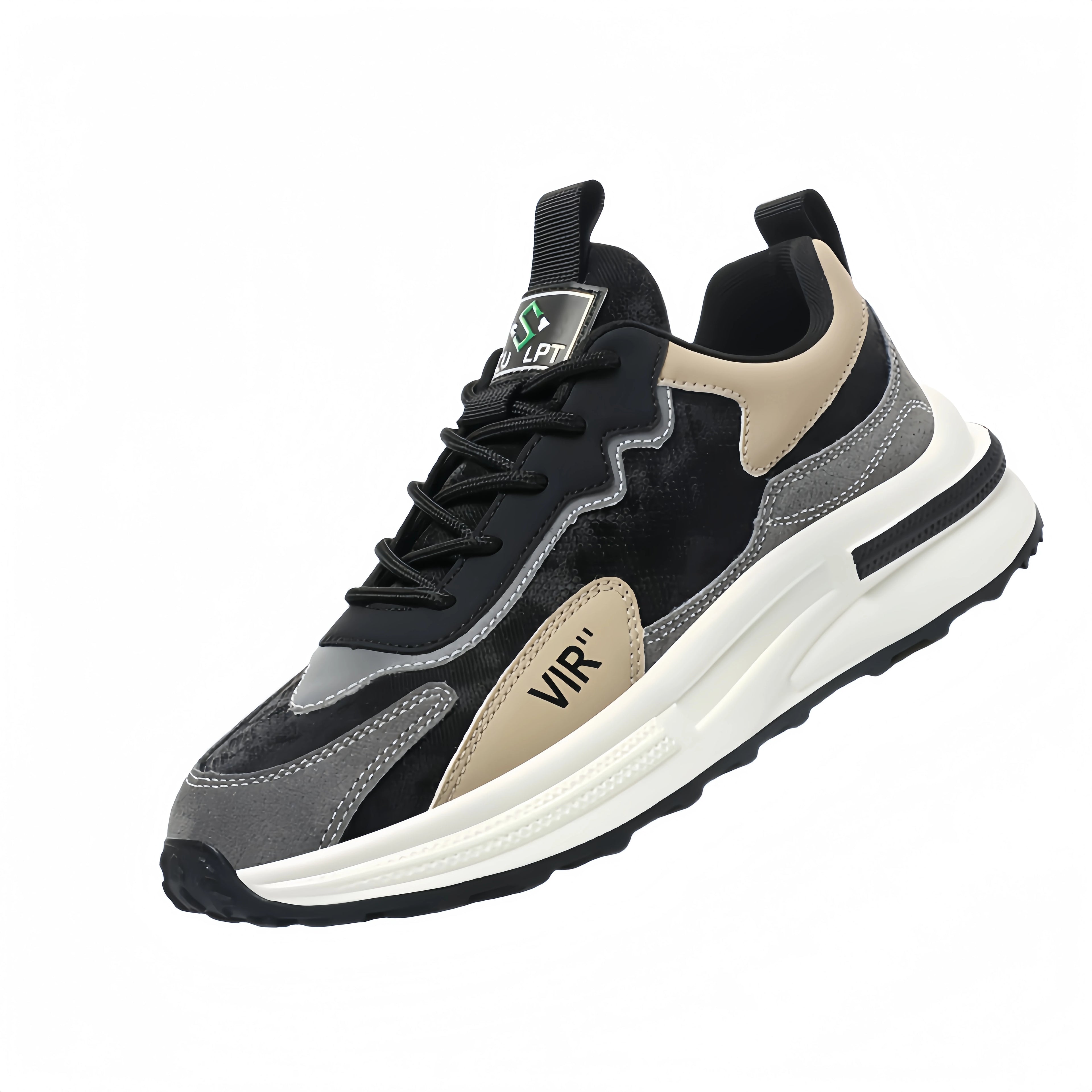 Logo Customizable Mens Shoes Summer New Breathable Trend Thick Soled Sports and Leisure Trendy Shoes Men