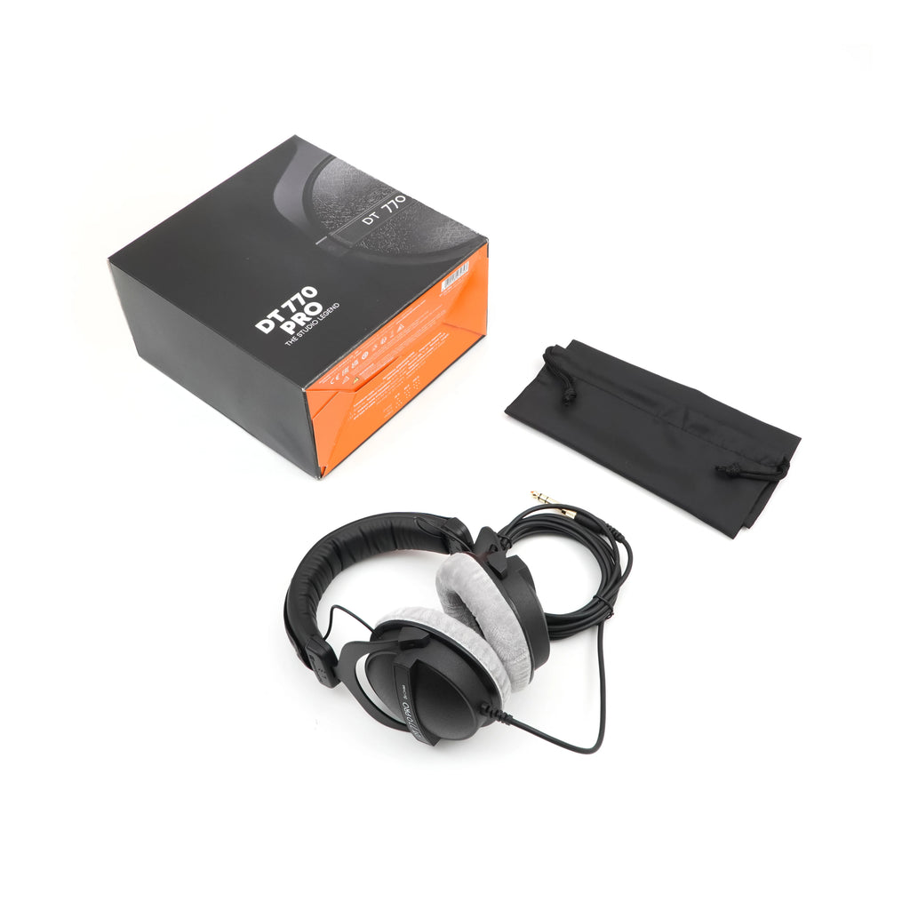 DT770 Pro Head-mounted Professional Monitor Headphones Environmental Noise Cancellation (ENC) Metal Construction 3.5mm