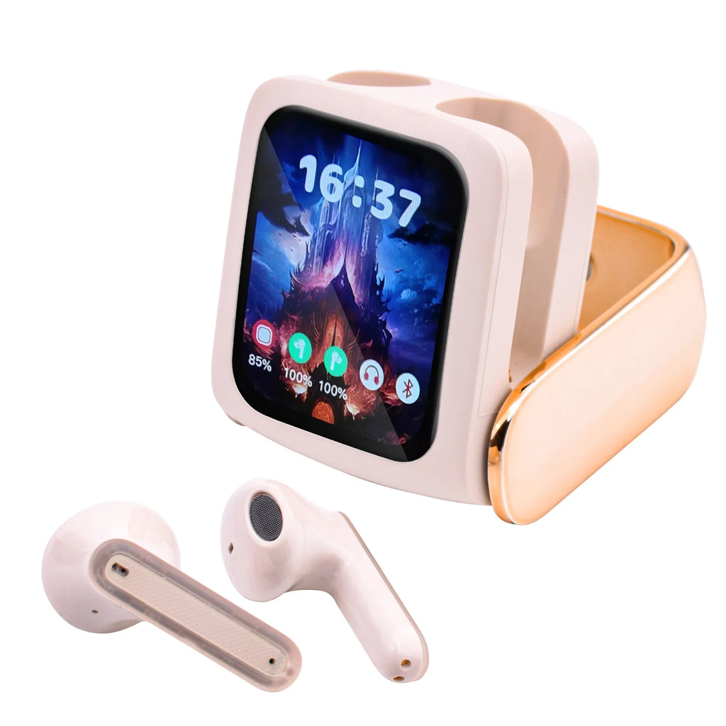 Smart Touch In-Ear Headphones with Digital Battery Indicator Sunglasses Earphone Mobile Phone Handsfree