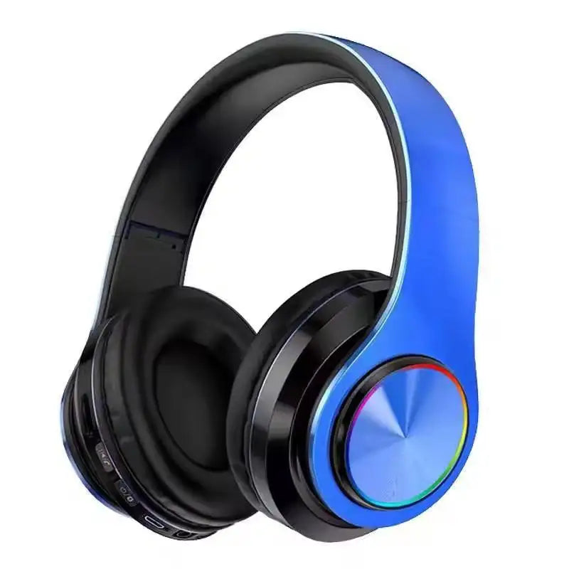 B39 Low Cost Wireless BT Gaming Headset Headphones With Flu Mic & Long Battery Life Light-Emitting Headset B39 Headphone