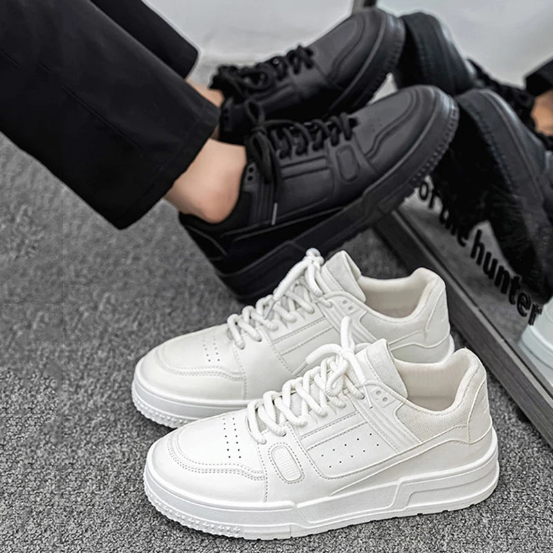Y 39-44 Men's New Breathable Shoes Niche Design Versatile Youth Sports Platform Soled Casual Board Shoes Men
