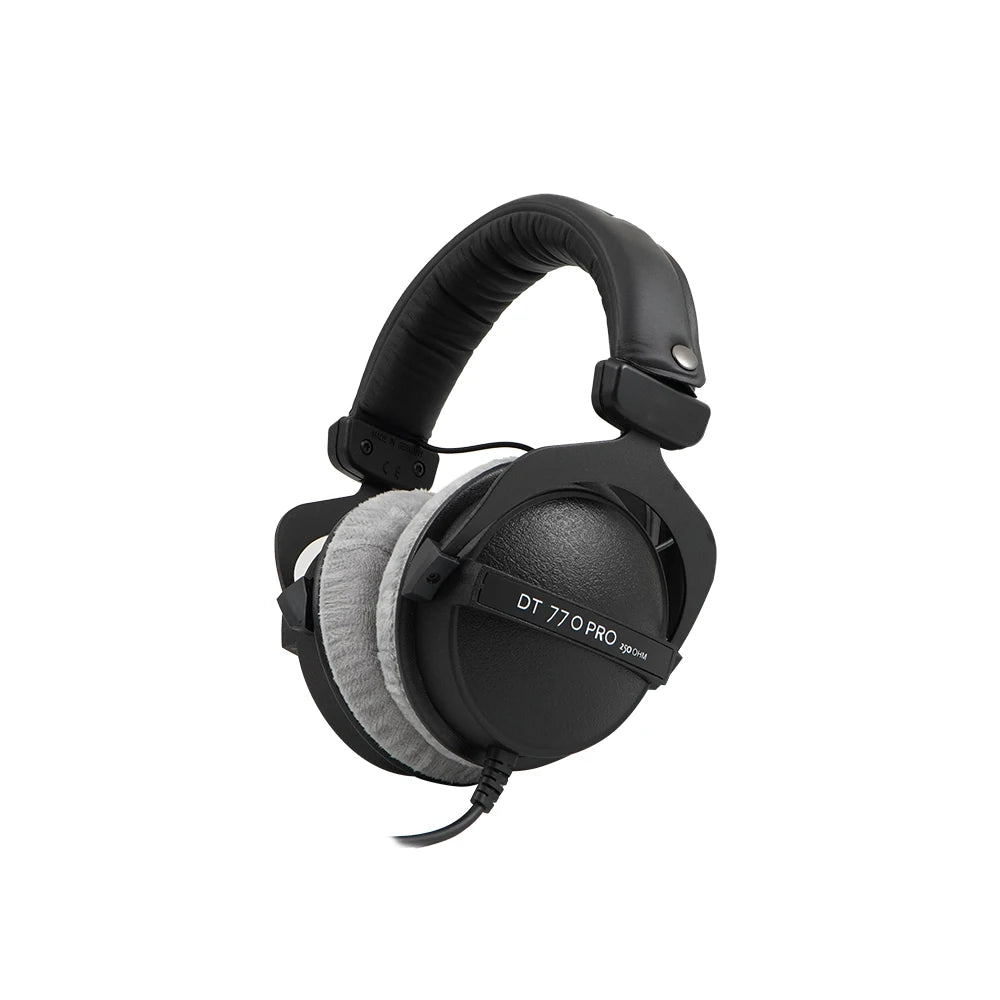 DT770 Pro Head-mounted Professional Monitor Headphones Environmental Noise Cancellation (ENC) Metal Construction 3.5mm