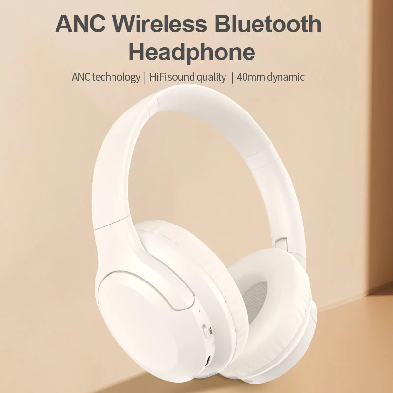Wholesale ANC Over-Ear Wireless  Headphones 3.5mm Wired Comfortable Gaming Headphones