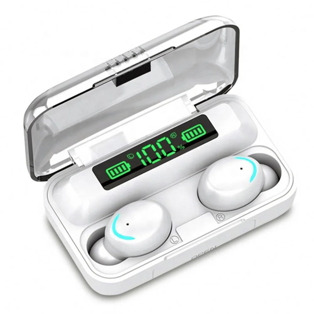 M10 TWS Wireless Blue Tooth Audifonos Auriculares Earbuds ANC Earphone Headphones with 2000mAh Power Bank