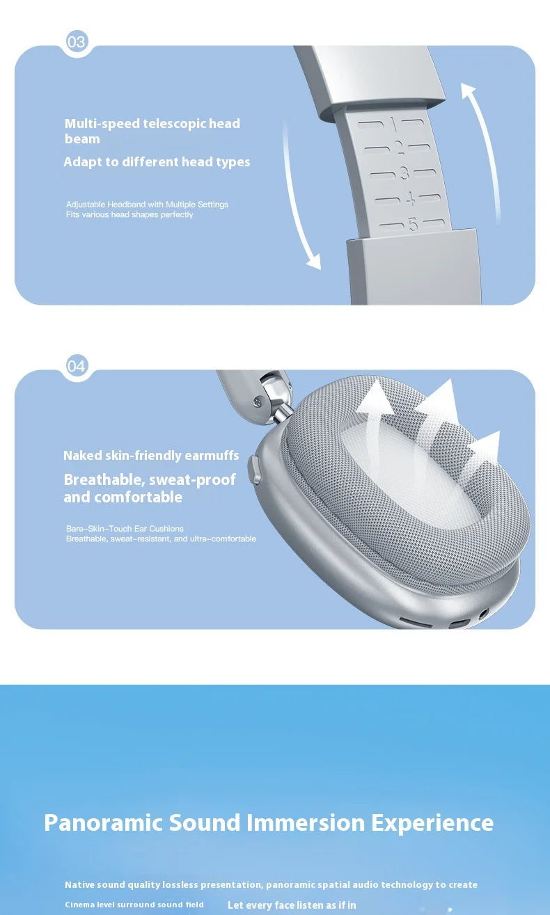 Factory Direct New for Bluetooth Sports Headset JL Good Sound Quality Long Battery Life On-Ear Over-Ear Headphones Popular