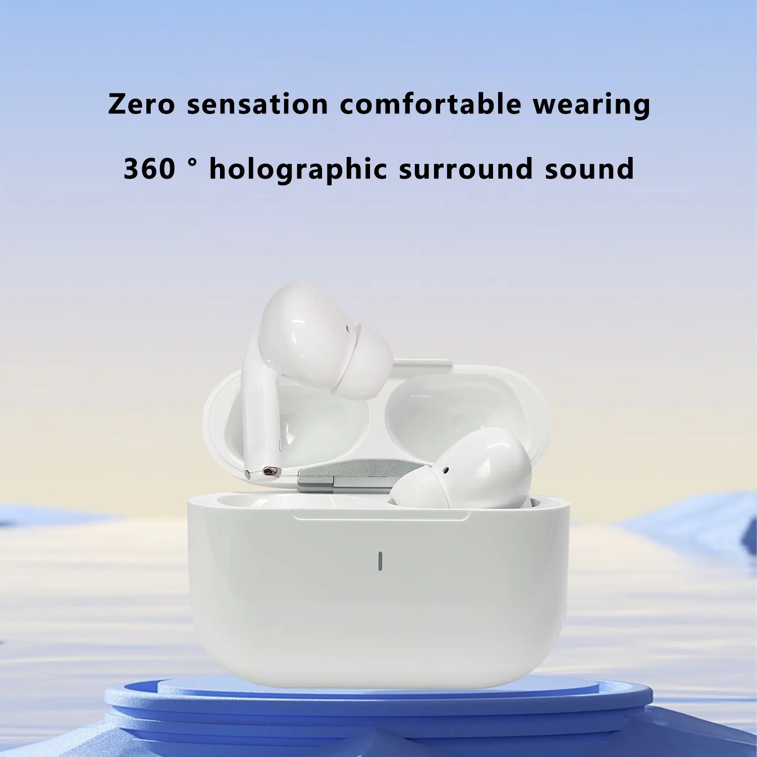 New HIFI Stereo True Wireless TWS Earbuds Noise Cancelling In-Ear Headphones for Sports Gaming Waterproof-Beauty Personal Care