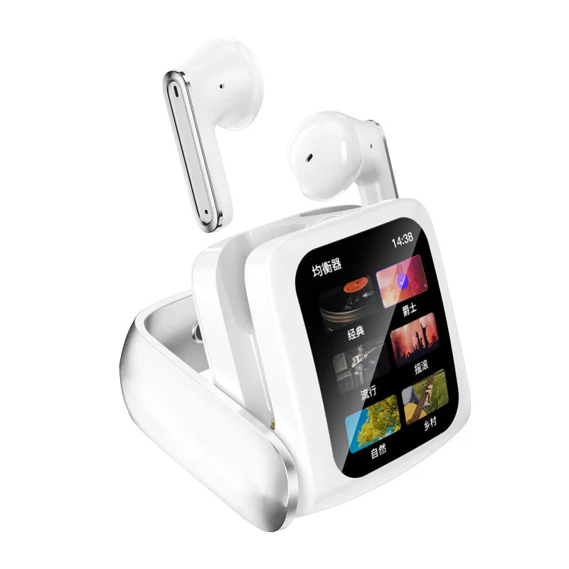 Smart Touch In-Ear Headphones with Digital Battery Indicator Sunglasses Earphone Mobile Phone Handsfree