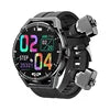T20 Music Health Monitoring Pedometer Heart Rate Sports Smartwatch with Headphones
