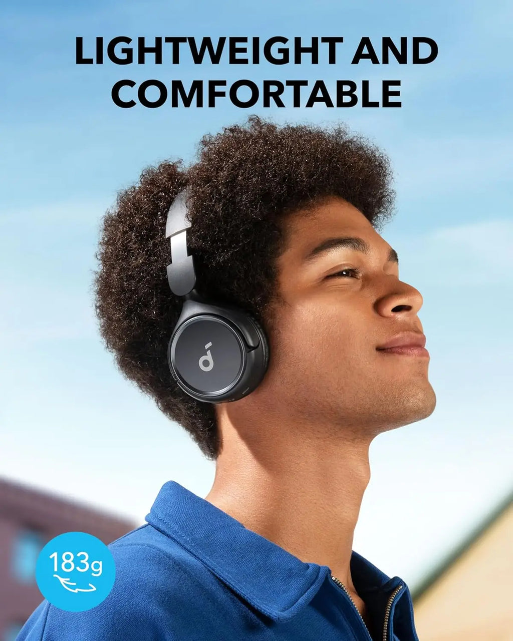 Soundcore H30i Foldable On-Ear Wireless Headphones 70H Playtime Pure Bass 5.3 Non-Noise Cancelling TWS Earphones LED Battery