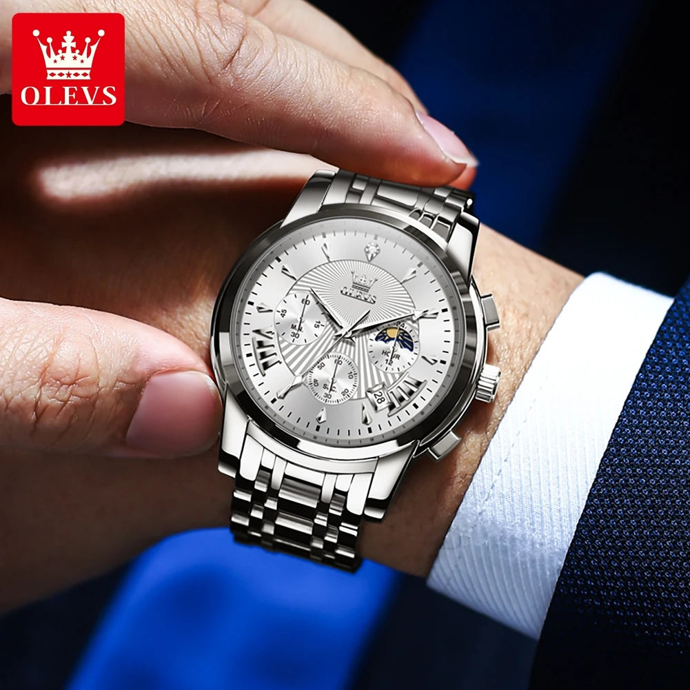 Hot Sale OLEVS 2892 Watch Mens Sports Watches Trending Products Clocks Quartz Wristwatches Relojes Oem Accept