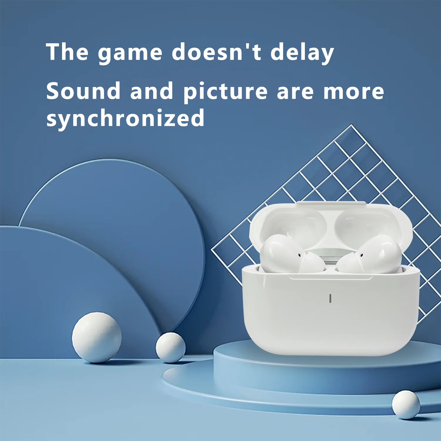 New HIFI Stereo True Wireless TWS Earbuds Noise Cancelling In-Ear Headphones for Sports Gaming Waterproof-Beauty Personal Care