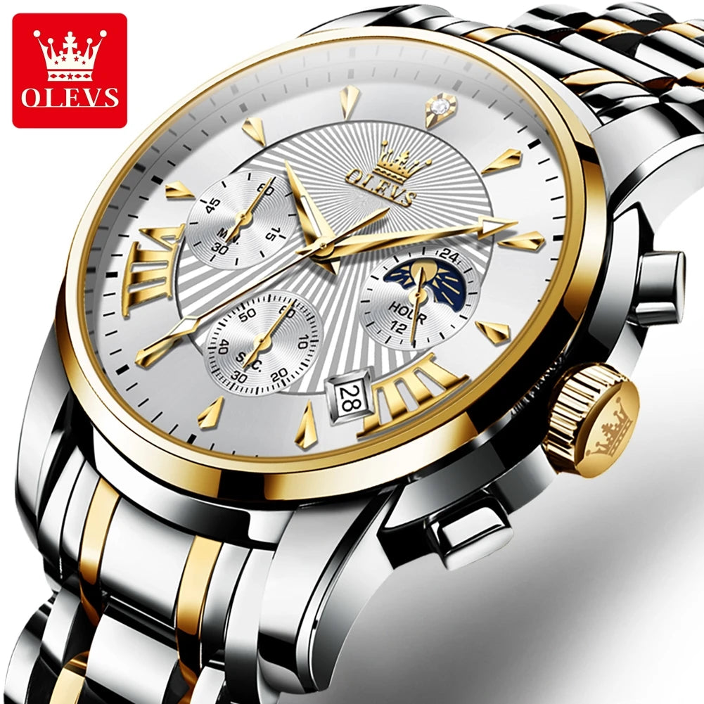 Hot Sale OLEVS 2892 Watch Mens Sports Watches Trending Products Clocks Quartz Wristwatches Relojes Oem Accept