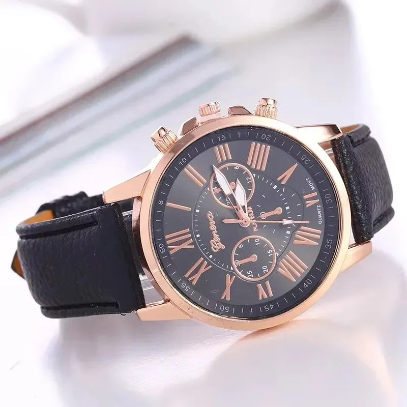 Watch Women Casual Ladies Watches Top Brand Luxury Woman Watch Leather Simple Dress Quartz Wristwatch Female Clocks