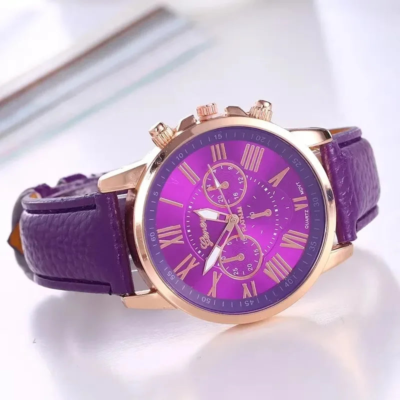 Watch Women Casual Ladies Watches Top Brand Luxury Woman Watch Leather Simple Dress Quartz Wristwatch Female Clocks