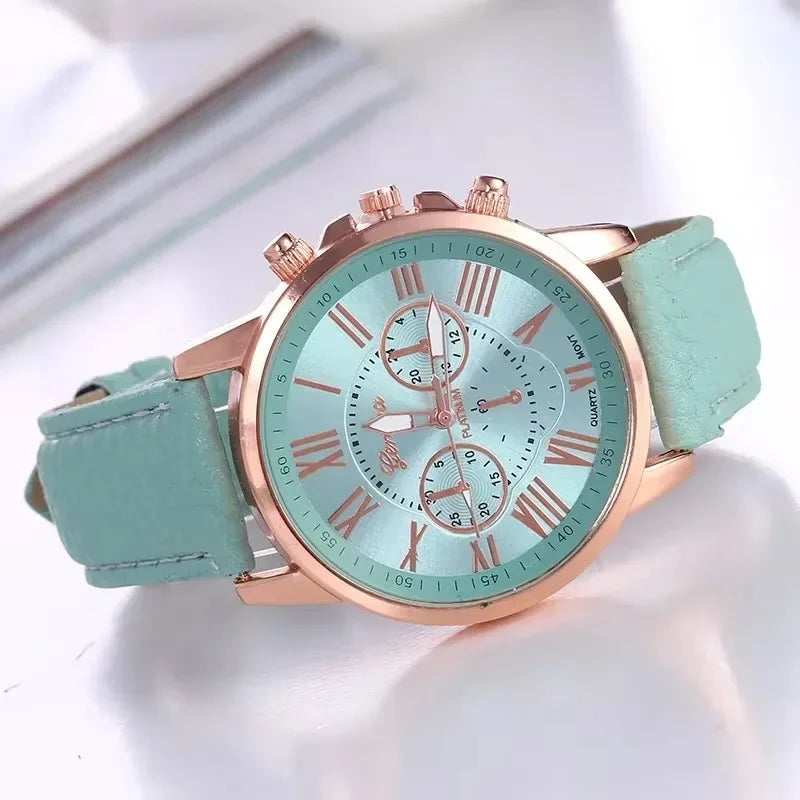 Watch Women Casual Ladies Watches Top Brand Luxury Woman Watch Leather Simple Dress Quartz Wristwatch Female Clocks