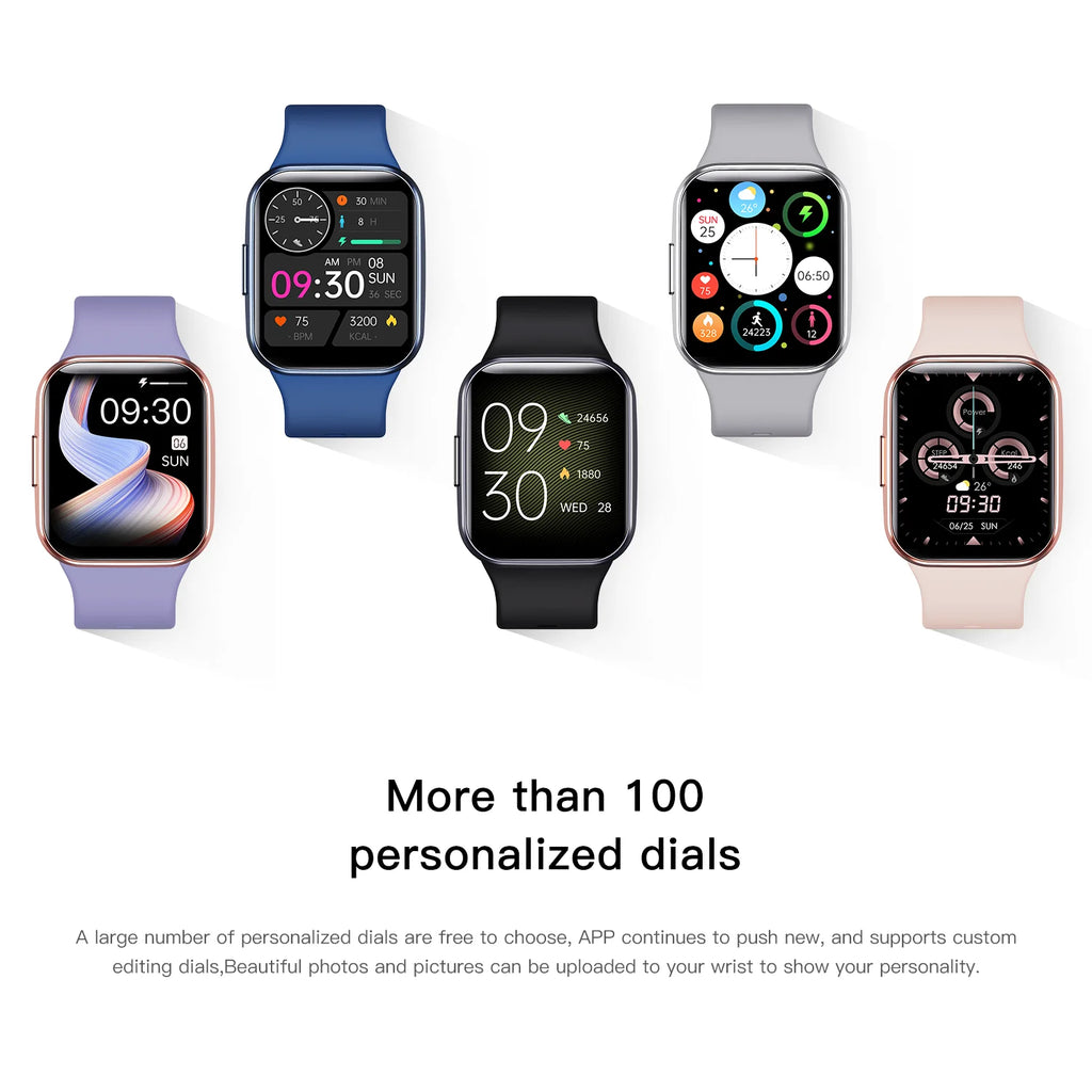 2025 Luxury Smart Watch Men Fitness Monitor Waterproof Sport Smartband Wrist Smartwatch for Women Xiaomi Huawei PK Amazfit GTR 4