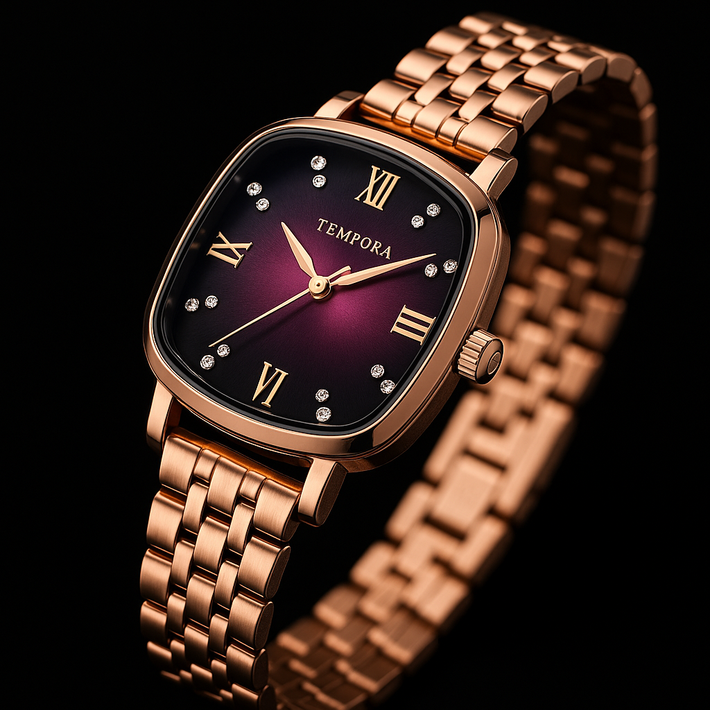 POEDAGAR 712 Women’s Luxury Watch – Elegant Stainless Steel Square Waterproof Quartz Wristwatch