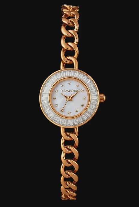 Women’s Quartz Watch | Stainless Steel Diamond Design, High-Quality Luxury Wristwatch – Perfect Romantic Gift