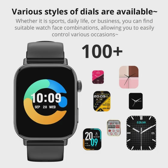 New COLMI C8 Max Voice Calling Smart Watch 1.93" Large HD Color Display Health and Fitness Tracking Smartwatch for Men and Women