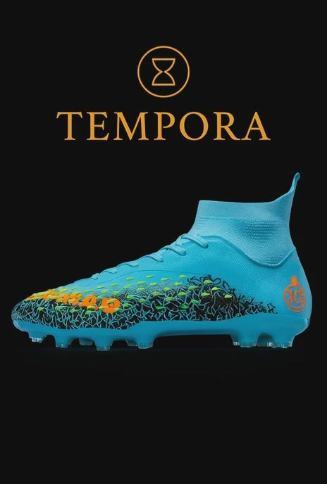 Greatshoes Men’s Soccer Boots | Black & Green Football Shoes for Field & Futsal