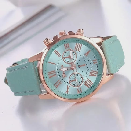 Watch Women Casual Ladies Watches Top Brand Luxury Woman Watch Leather Simple Dress Quartz Wristwatch Female Clocks