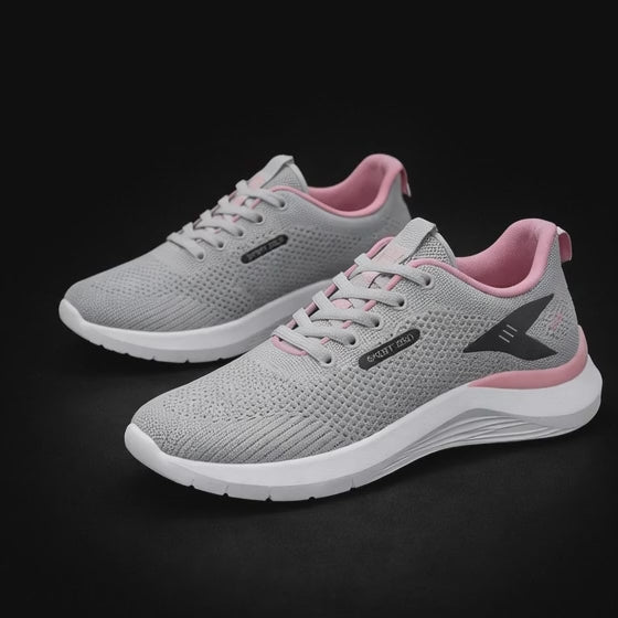 Hongyan Women’s Casual Shoes – Breathable Lightweight Mesh Sports Sneakers with Soft Sole