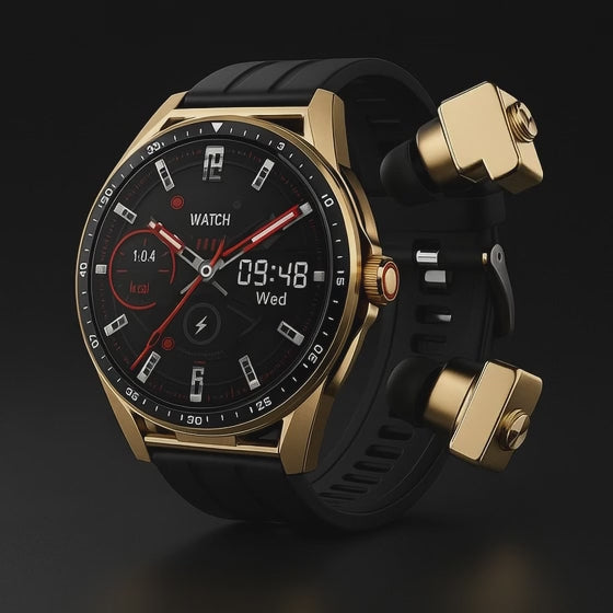 T20 Smartwatch | Music, Heart Rate & Health Monitoring, Pedometer, Sports Tracker with Headphones