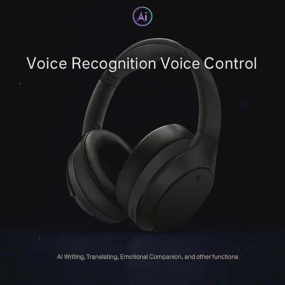 WGH-06 ANC Wireless Headphones | Bluetooth 5.3, 45H Playtime, Hi-Fi Sound, Type-C Fast Charging, Foldable TWS Earphones