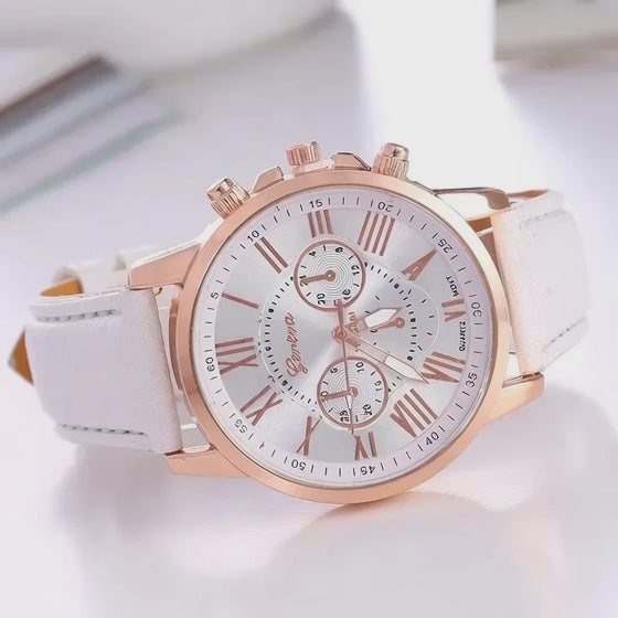 Watch Women Casual Ladies Watches Top Brand Luxury Woman Watch Leather Simple Dress Quartz Wristwatch Female Clocks