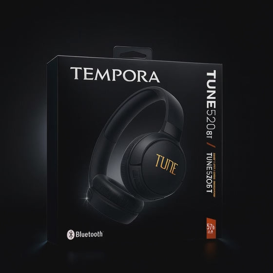 JBL Tune 520BT Wireless On-Ear Headphones | Bluetooth 5.3, Deep Bass, Foldable Design, Built-In Mic & LED Battery Indicator