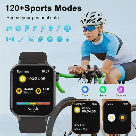 KESHUYOU 2025 New Smart Watch Bluetooth Talk Heart Rate Monitor Sports Health IP68 Waterproof Men Women smartwatch Holiday Gifts